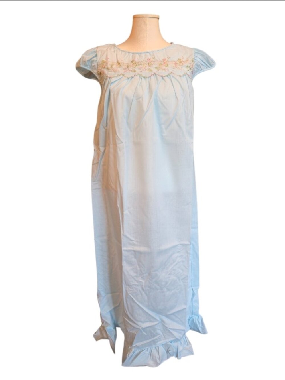 Vtg 60s House Dress cottagecore granny garden nap traditional gown NWT Size S
